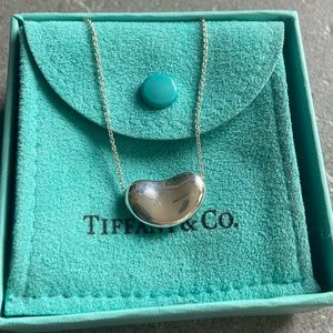 Tiffany & Co. Elsa Peretti Large Bean Necklace, Silver